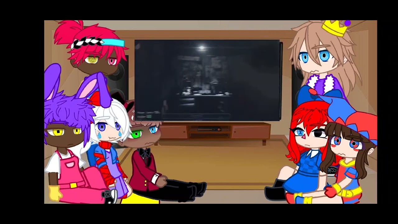 TADC Cast reacts to FNAF 1 Song // Requested!
