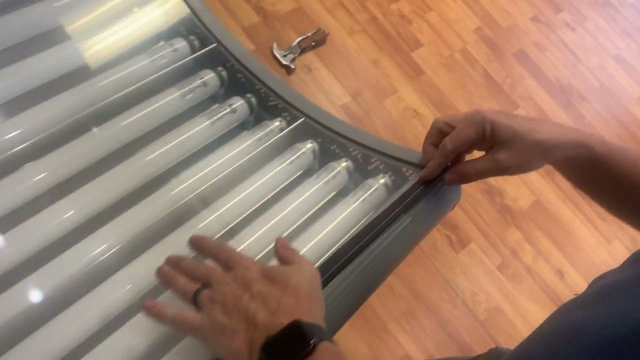Acrylic Install Video for Solar Wave/Storm Tanning Bed