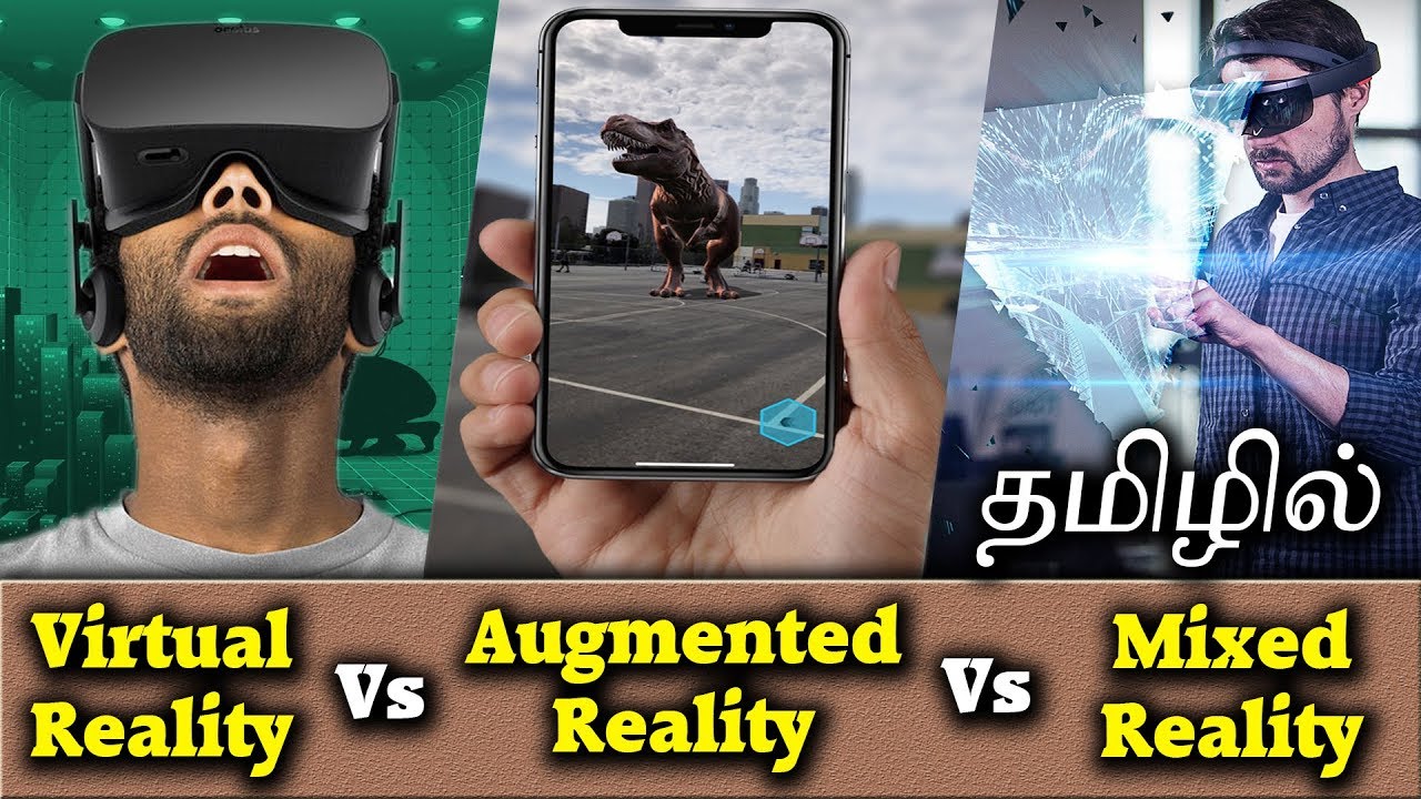 Virtual reality Vs Augmented reality Vs Mixed reality | தமிழில்