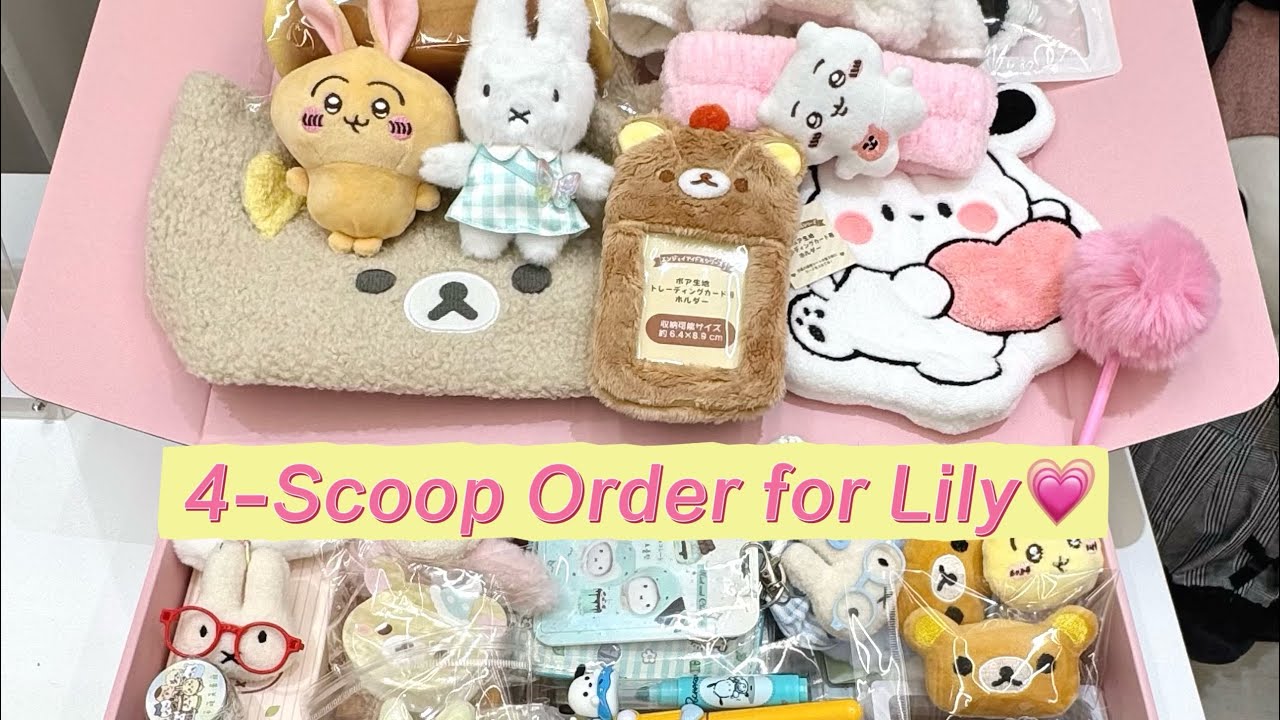 4-Scoop Order for Lily💝#sanrio #luckyscoop #kawaii #miffy #chiikawa #rilakkuma #pochacco #fyp 