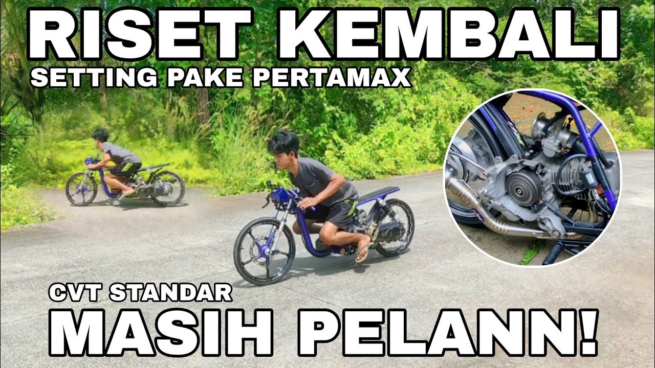 Perdana Setting beat karbu 150cc  isi Pertamax malah larinya seperti ini 