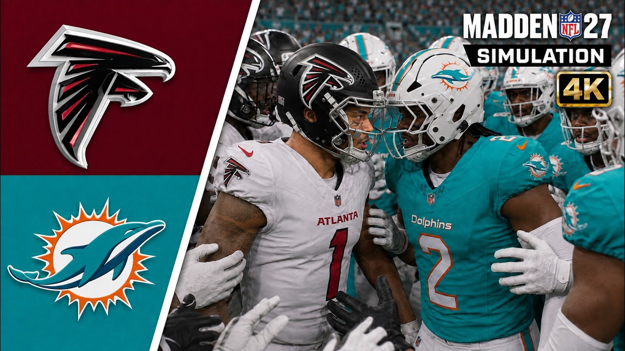 Falcons vs. Dolphins Simulation | Madden NFL 27 PS5 Gameplay [4K60]