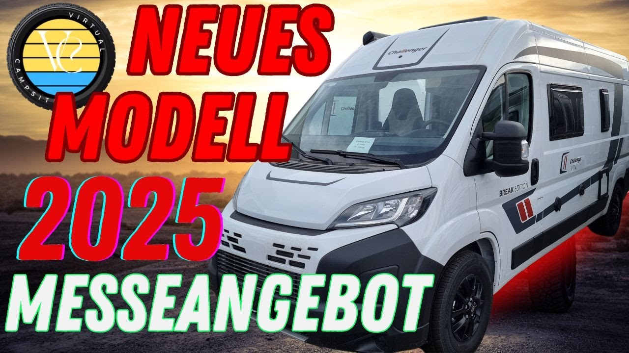 Neuheit 2025: Challenger V114 Break Edition – Dein Messe Wohnmobil unter 55 000 €!