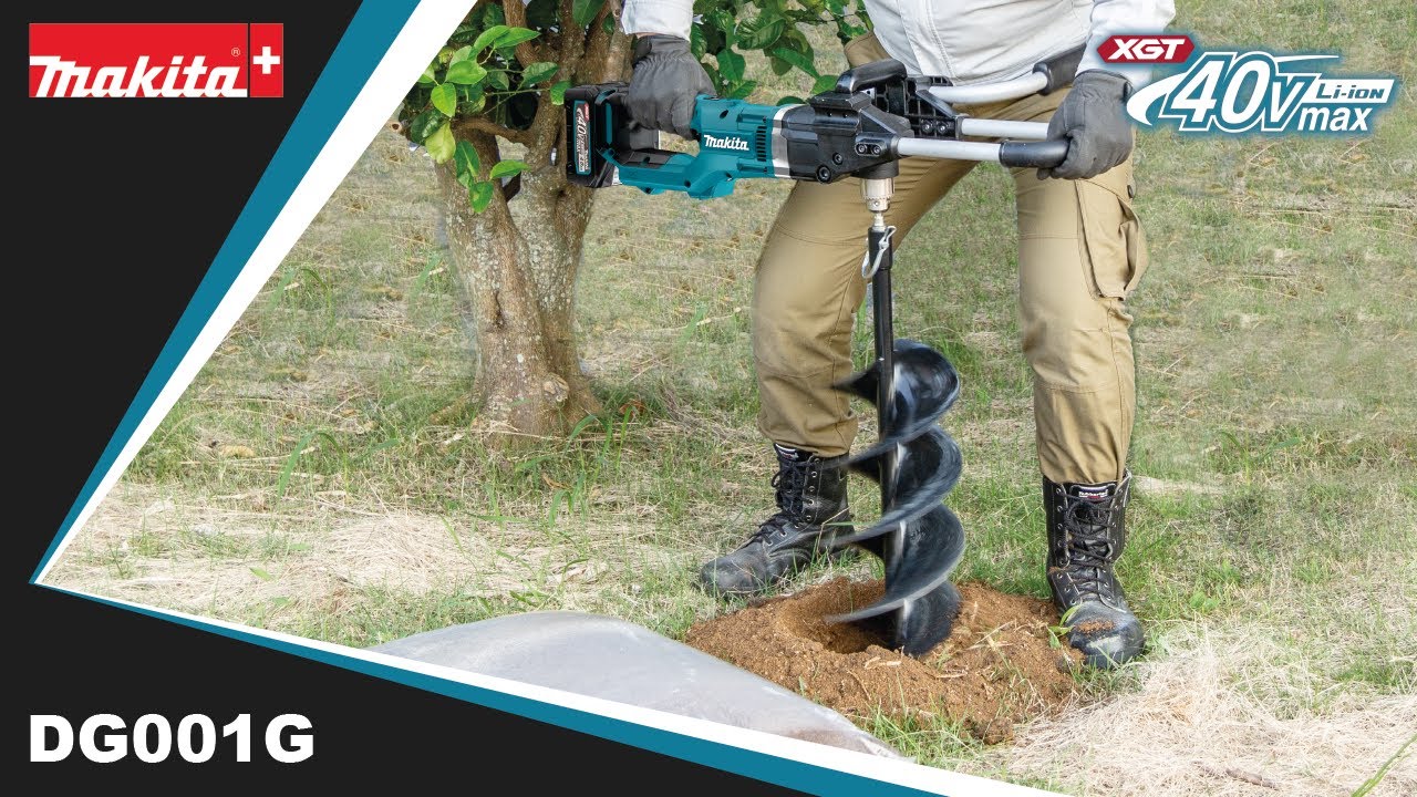 Makita DG001G - Akku-Erdbohrer/Tarière à accu 40Vmax