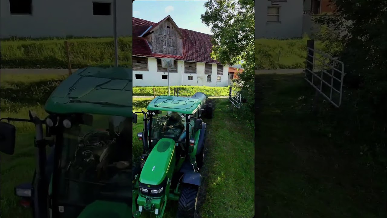 John deere 5090r mit bauer g&uuml;llefass