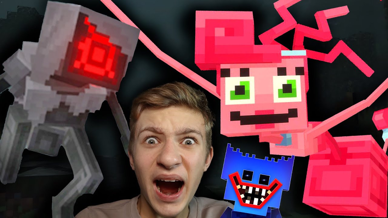 МАМОЧКА ДЛИННЫЕ НОГИ в ПОППИ ПЛЕЙТАЙМ в МАЙНКРАФТЕ!!! Minecraft