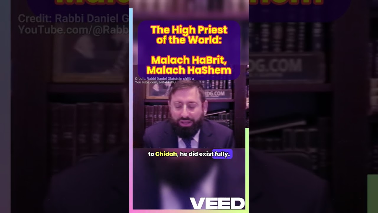 He was before creation of men! - Malachi 3 (From R' Daniel Glatstein) 