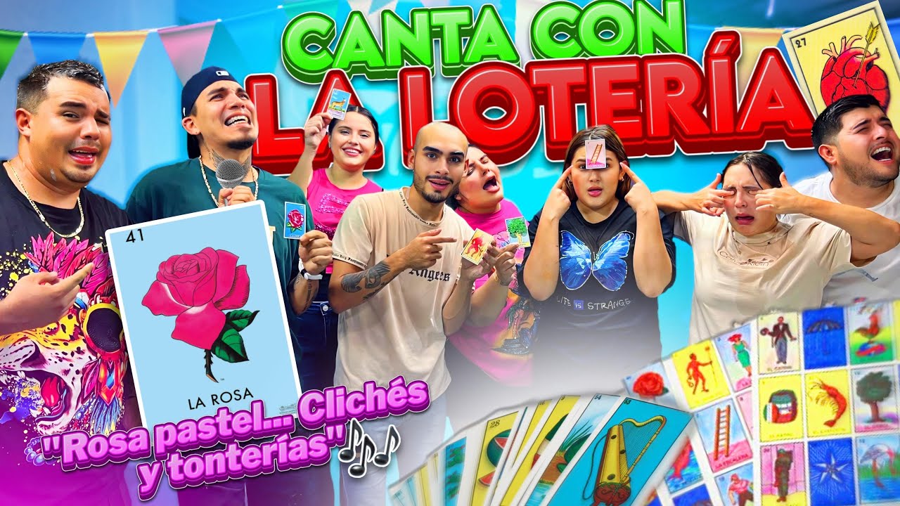 CANTA LA PALABRA CON LA LOTERÍA 🎶💥// Si pierdes ¡Pastelazo en la Cara! 🤯