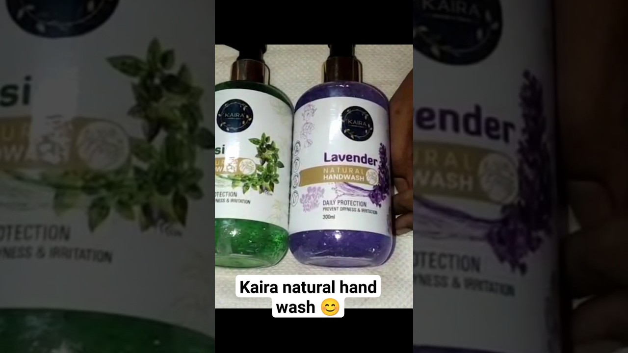 kaira Tulsi and lavender natural hand wash