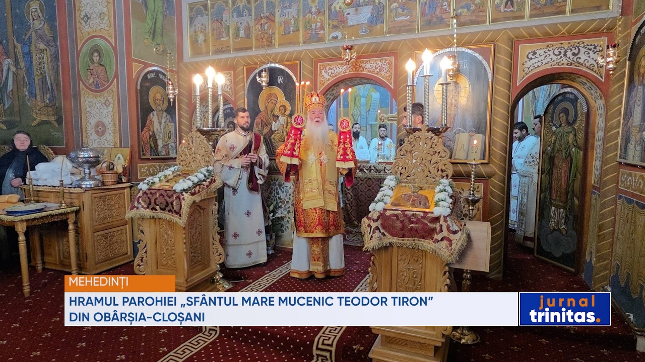 Hramul Parohiei „Sfântul Mare Mucenic Teodor Tiron” din Obârșia-Cloșani