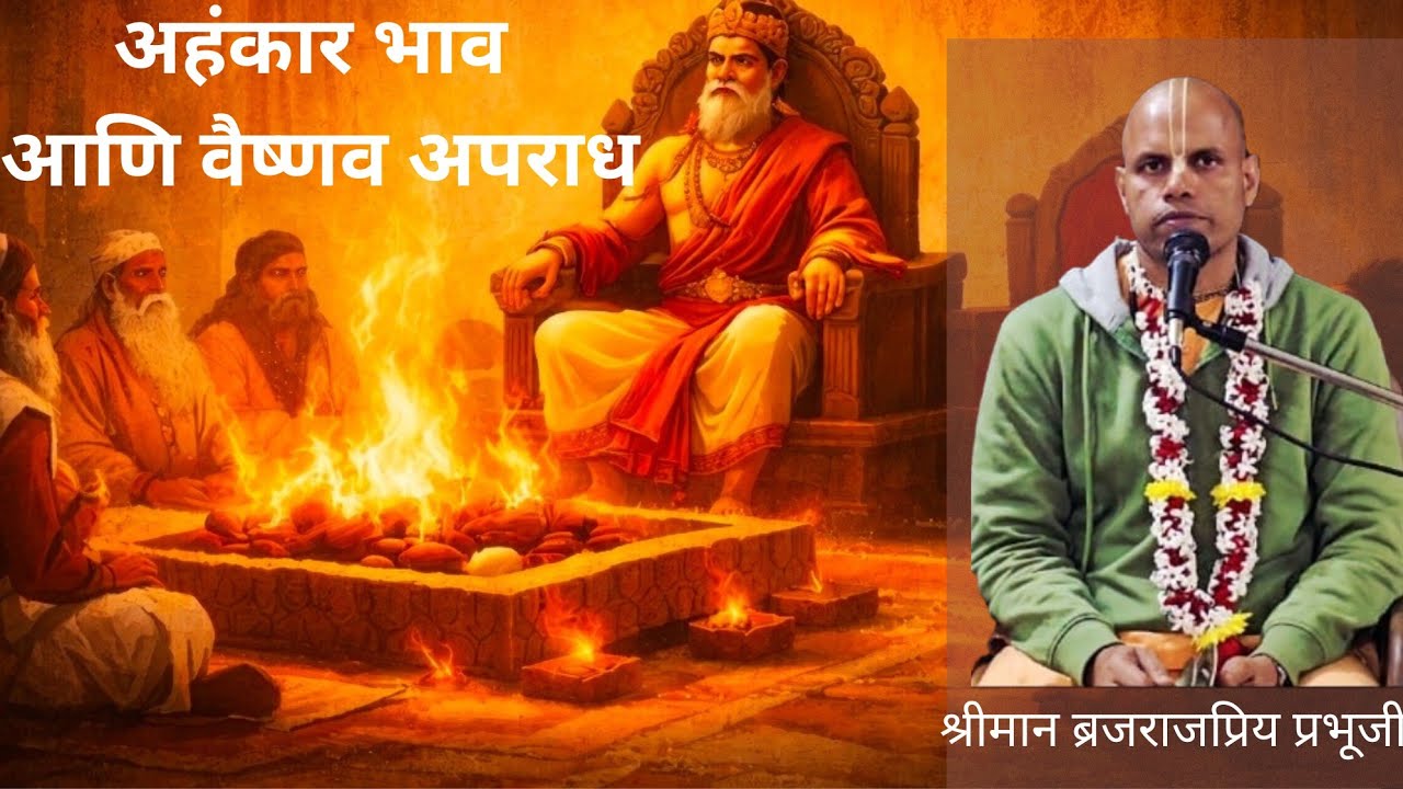 दक्ष यज्ञ प्रसंगातील अहंकार भाव आणि वैष्णव अपराध | श्रीमान ब्रजराजप्रिय प्रभूजी | ISKCONNanded 
