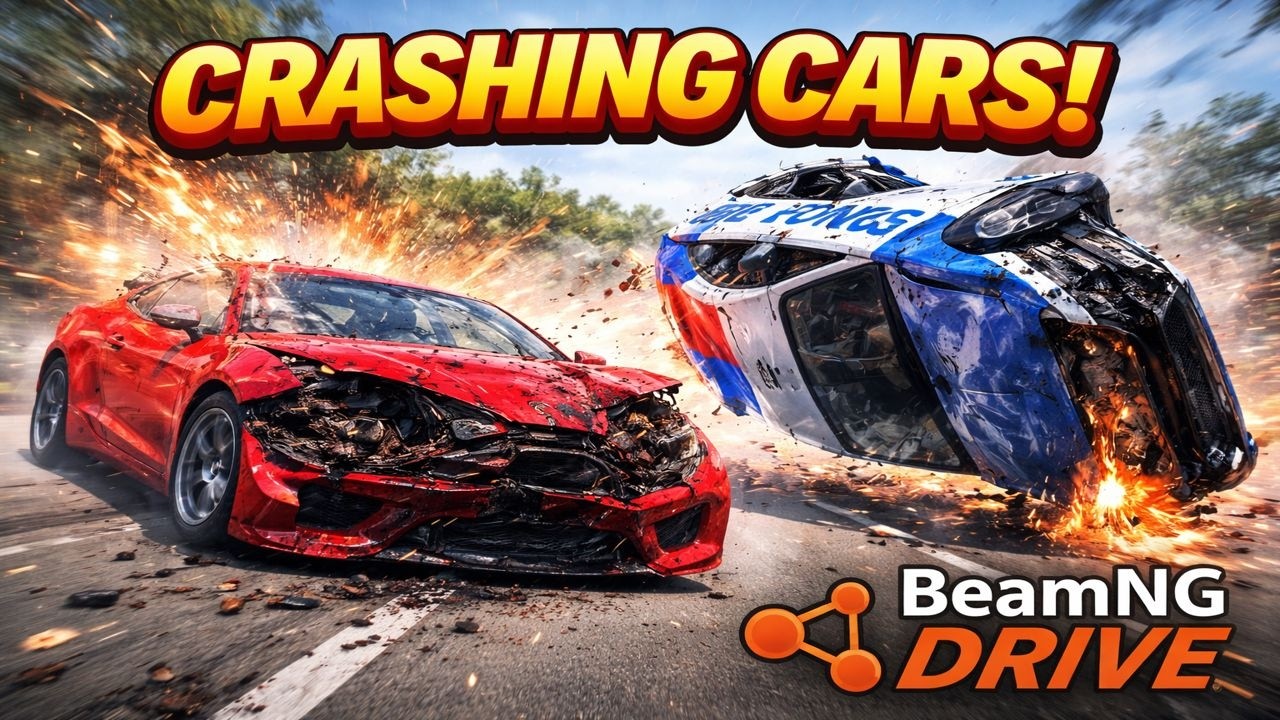 BeamNG drive crash test 15