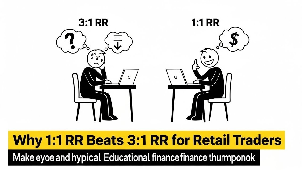 Why 1:1 RR Destroy 3:1 RR for Retail Traders (The Truth You’re Not Told)