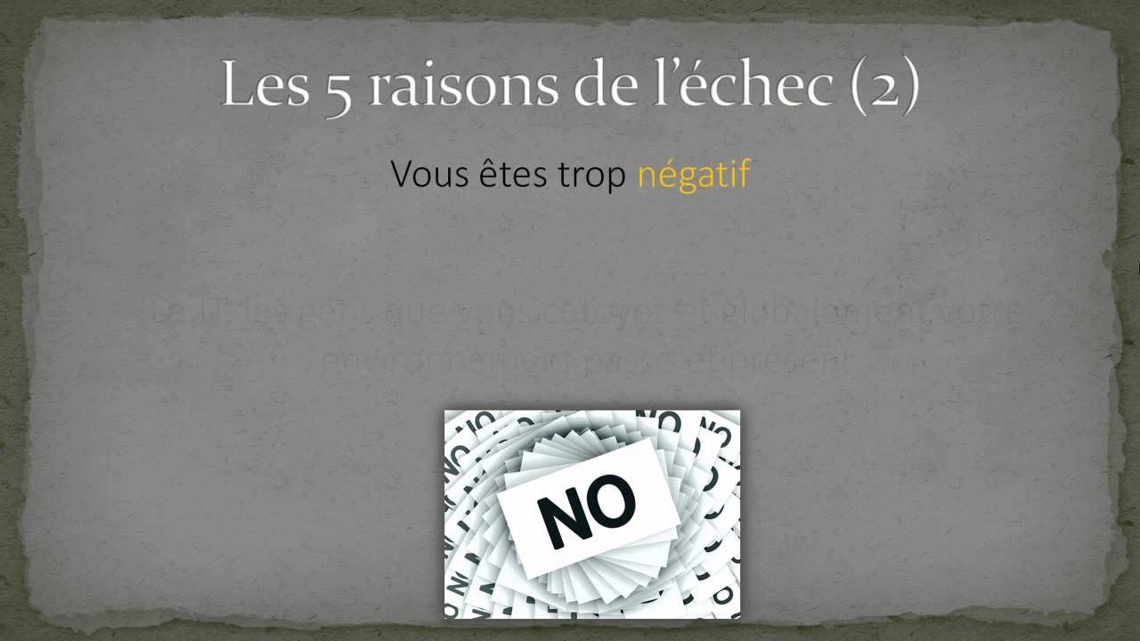 Pourquoi la loi de l'attraction ne fonctionne pas pour vous