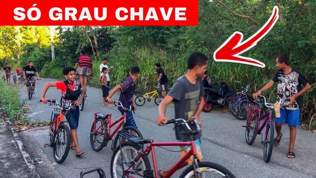 Fui em um encontro de grau de bike