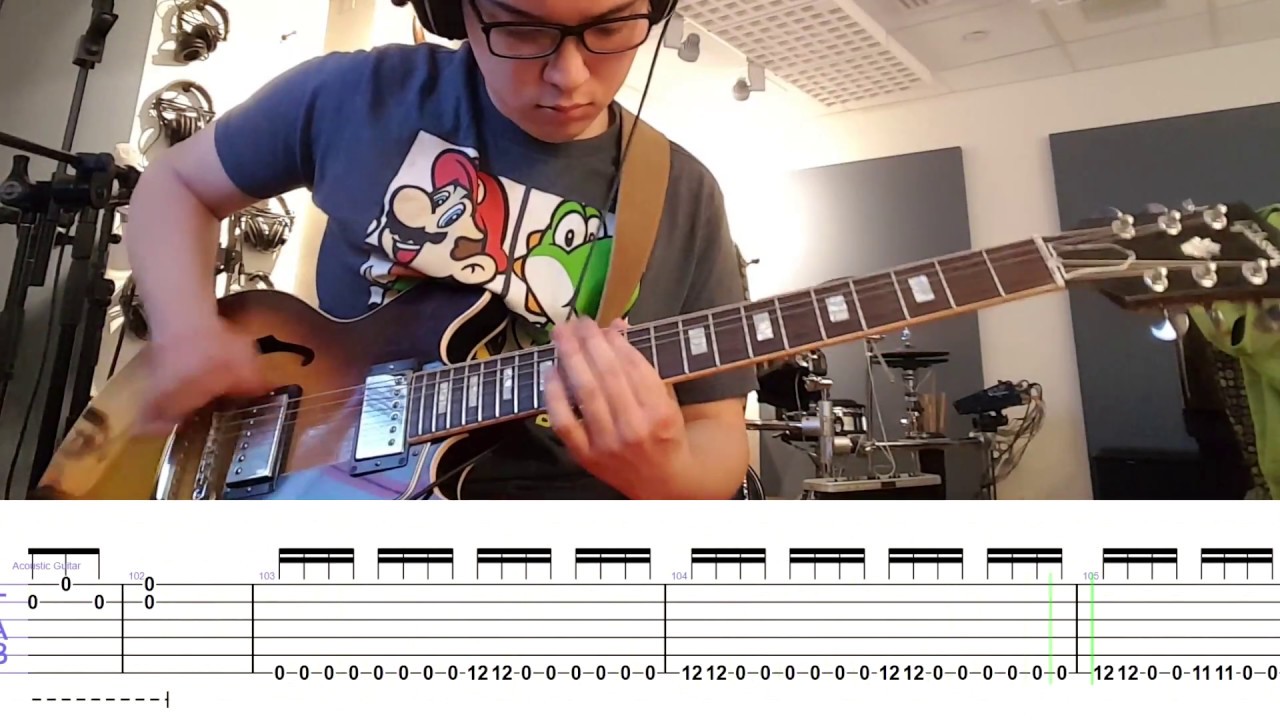 Misirlou (Greatest Hits) with Tablature - Drum and Guitar Cover