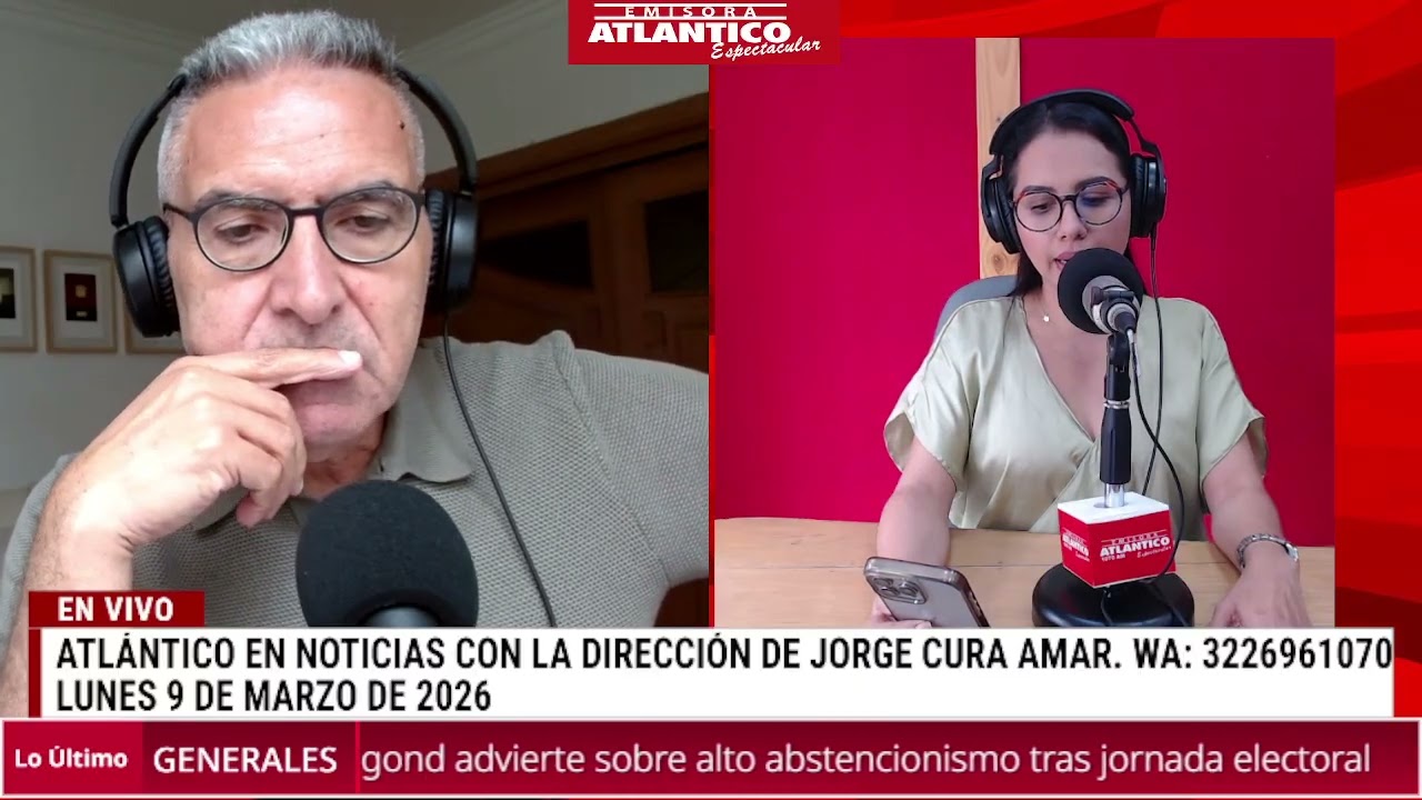 🎙️📻 Resumen Atlántico en Noticias - Lunes 9 de marzo de 2026