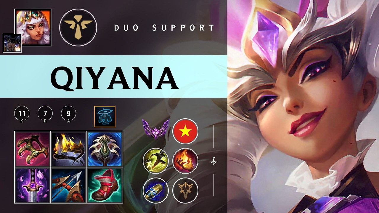 Qiyana Support vs Thresh - VN Master Patch 26.05