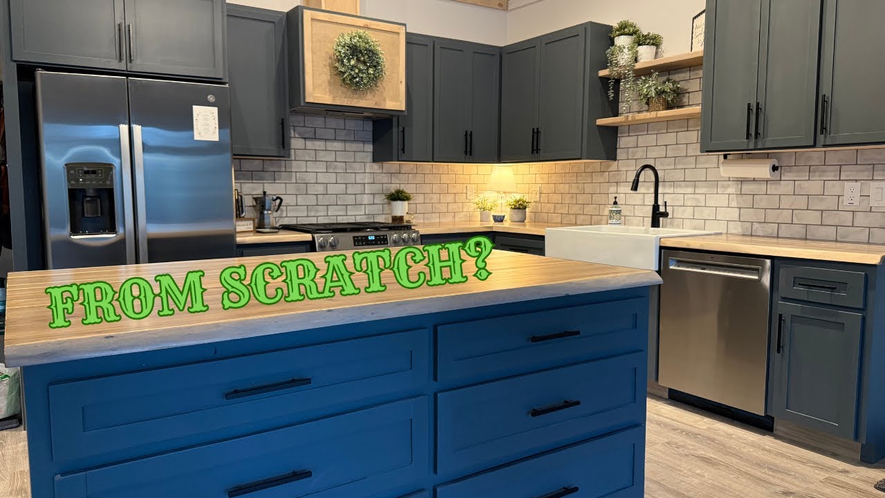 How to build upper kitchen cabinets