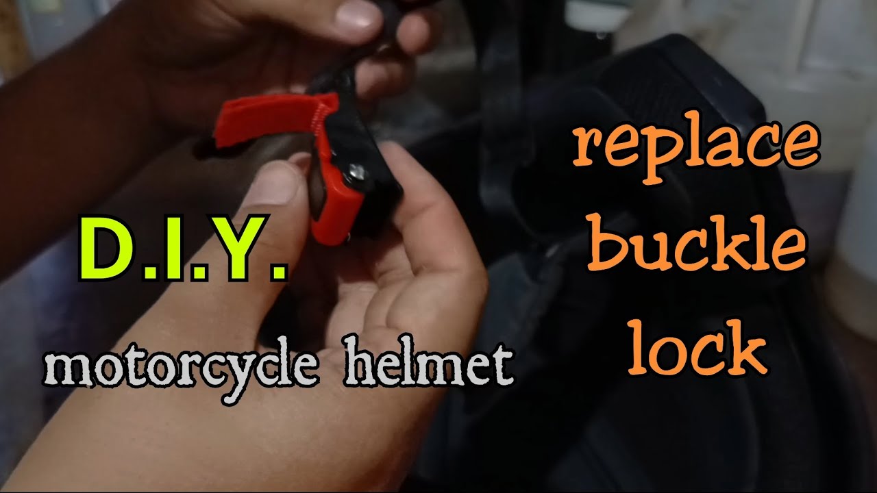 Helmet Buckle Lock Replace | Motorcycle Helmet | D.I.Y.