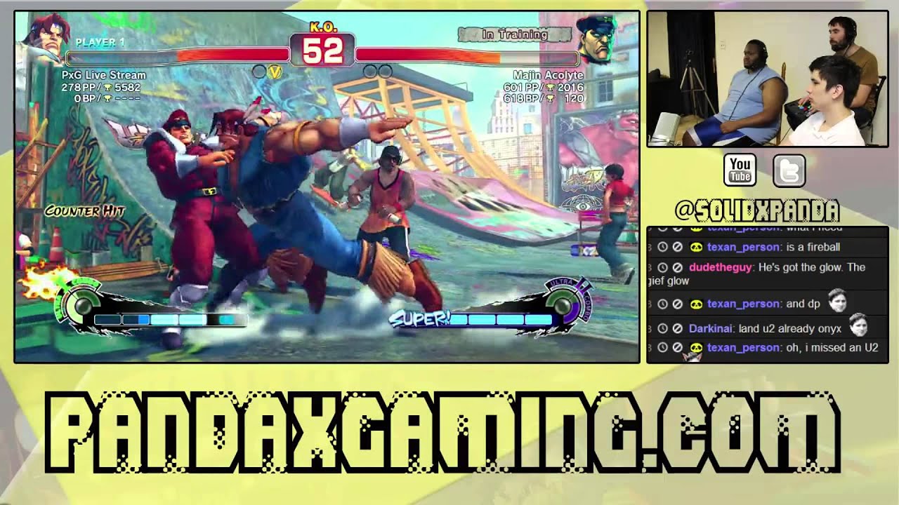 USF4 - PxG Live Stream vs Majin Acolyte - (Rank Matches)