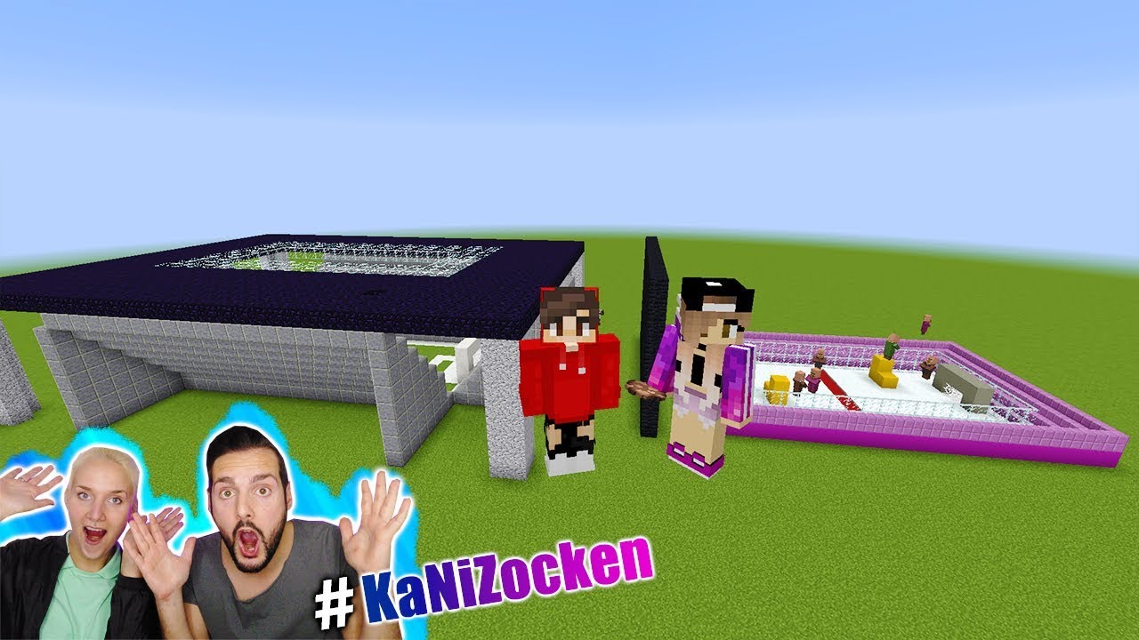 KAANS FUSSBALL STADION vs NINAS STADION! Welches ist besser gebaut? Minecraft Build Battle