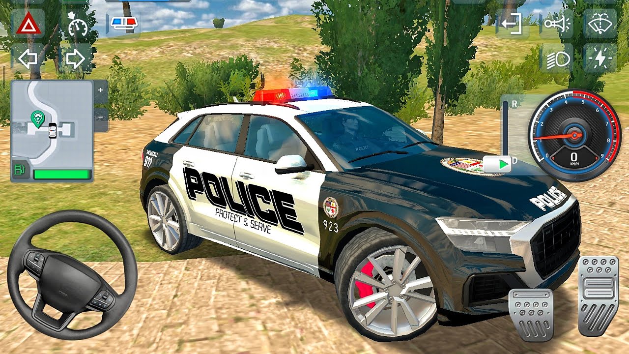 New Police Simulator 2026 - Police Multi-level Audi SUV Chasing Car Game Android GamePlay