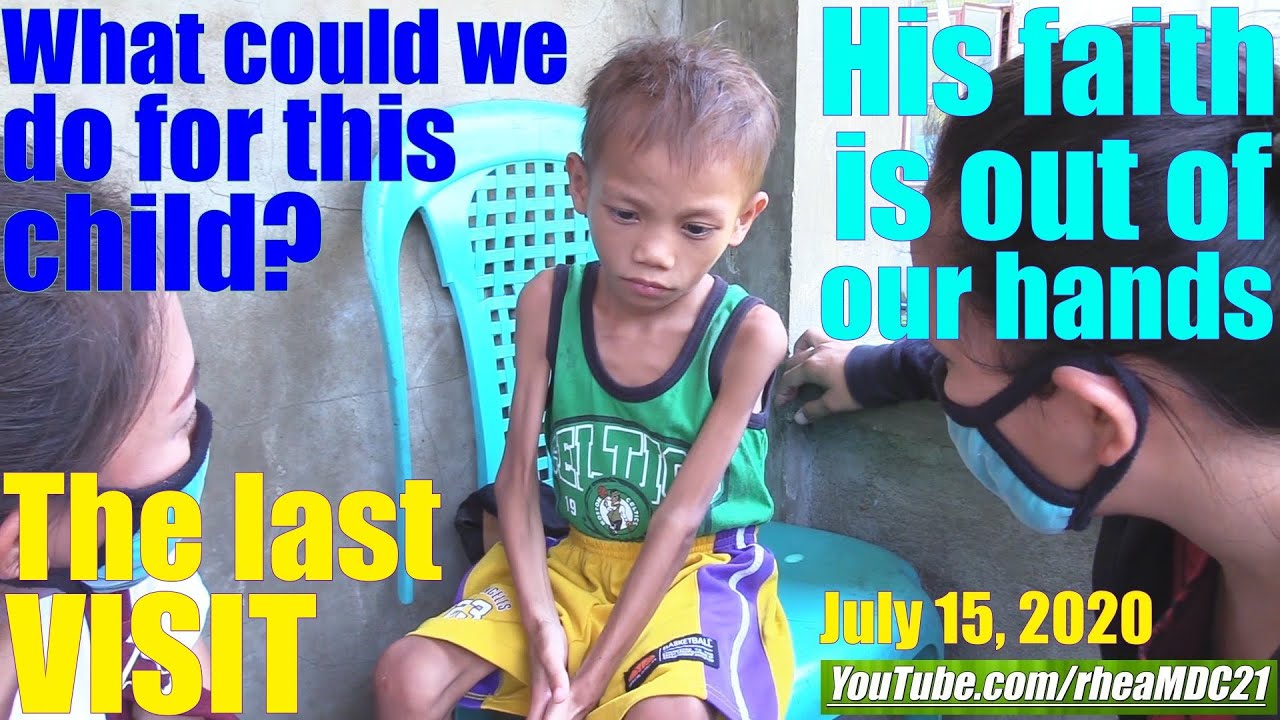 We Gave Help Several Times to This Sick Filipino Child. Giving Help to Poor Filipinos in Philippines
