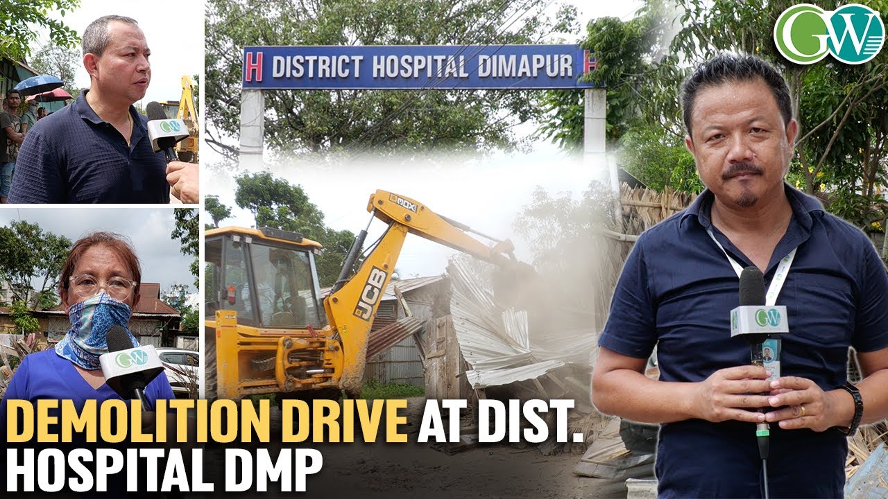 DMP: ILLEGAL STRUCTURES DEMOLISHED AT DIST. HOSPITAL PREMISES