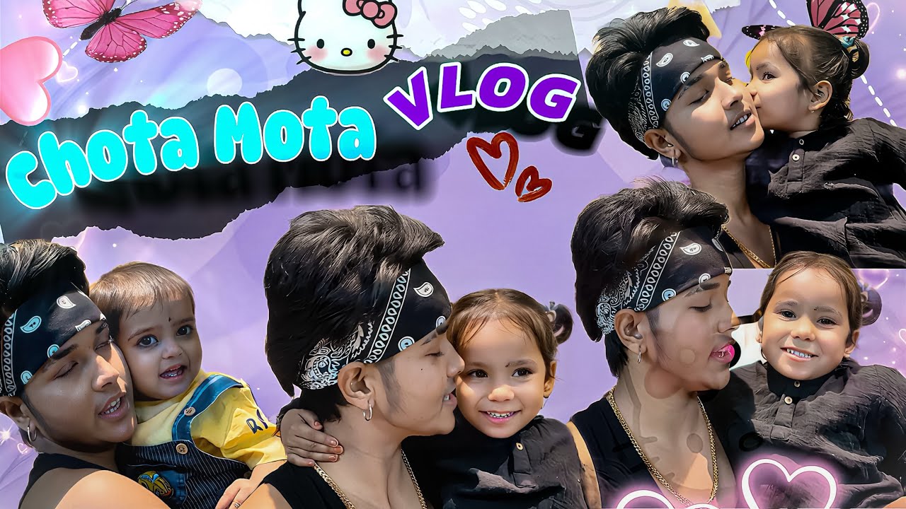 Chota Mota Vl🫶🏻G #rajjufam #funny #viral #vlog 