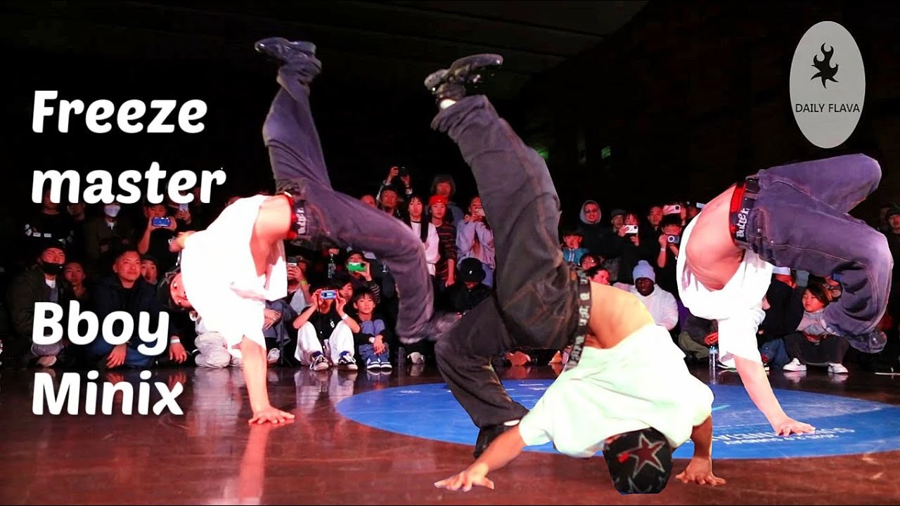 Bboy Minix. Freeze masterclass as he wins the all-Japan seven to smoke