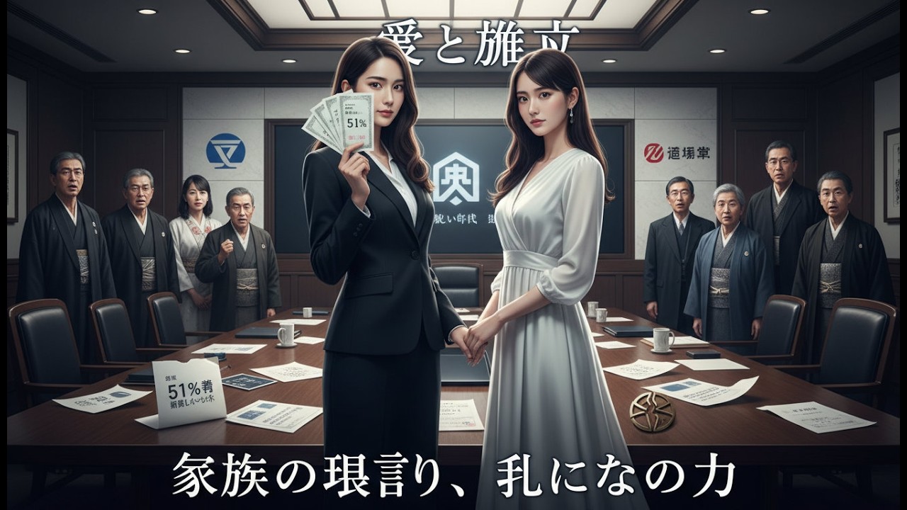 同性の妻を選んだせいで相続人から除外された私――新株主発表の日に51％買収者として現れた
