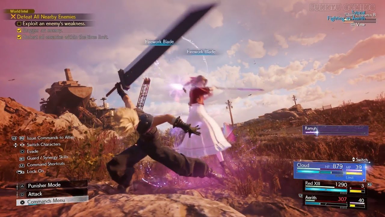 Aerith and Cloud Synergy Abilities- Final Fantasy VII Rebirth