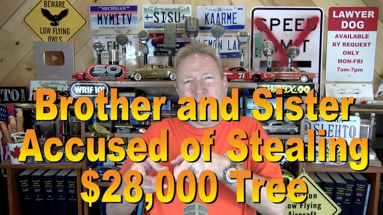 Brother and Sister Accused of Stealing $28K Tree
