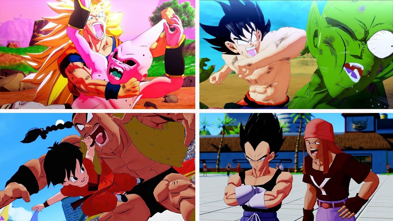 Непочтительные приёмы (включая все DLC) в Dragon Ball Z: Kakarot