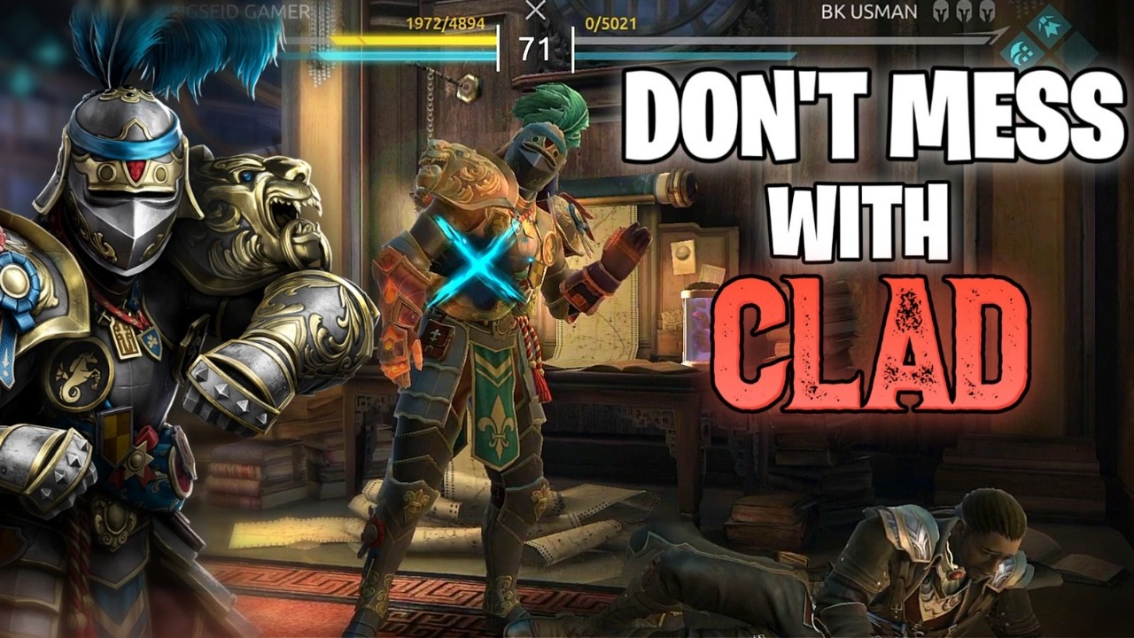 That's Why Clad Is My Main🔥| The Unstoppable Beast 💀 | Shadow Fight 4 Gameplay