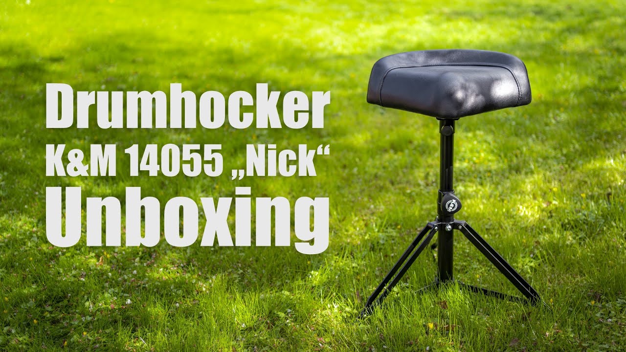 Schlagzeughocker 'Nick' K&M 14055 [Drumhocker Unboxing]