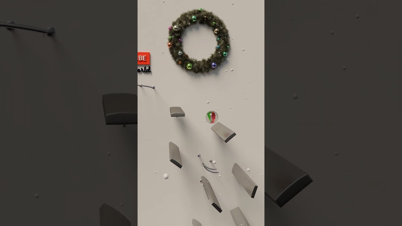 Jingle bells - Marble Music #satisfying #christmas #music
