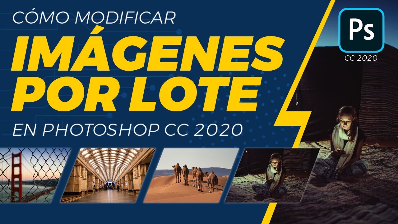 ADOBE PHOTOSHOP - Cómo Modificar imágenes por Lote #53