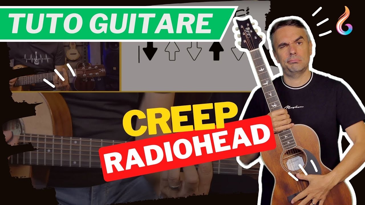 Creep — гитара без барре | Урок для начинающих