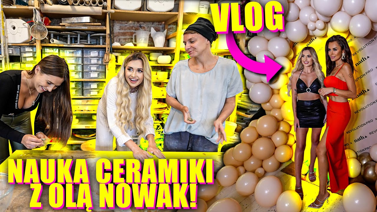 ZROBIŁYŚMY SWOJĄ CERAMIKĘ Z OLĄ NOWAK! *VLOG Z WAWY*