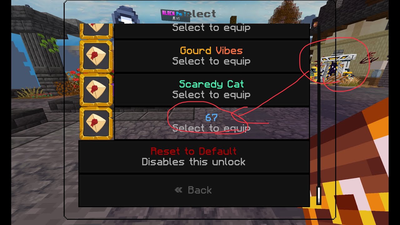 Getting the 67 hub title in hive ￼￼(did I grind this for the 67 title) #hive #minecraft #bedwars 