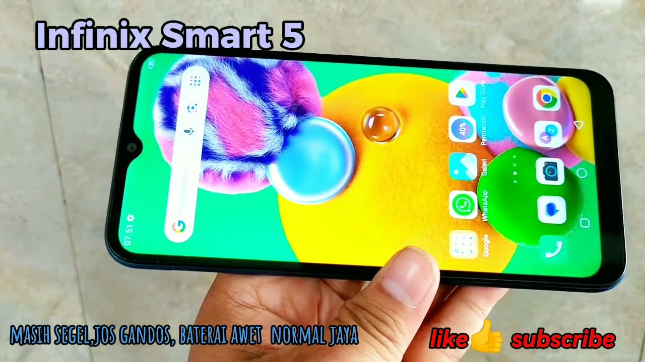 Infinix Smart 5 , mulus segel