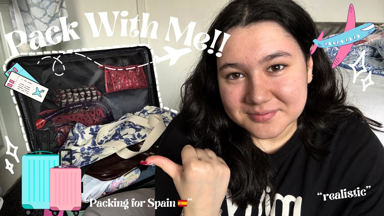 Pack With Me for Spain ✈️🇪🇸 | Realistic Summer Travel Essentials
