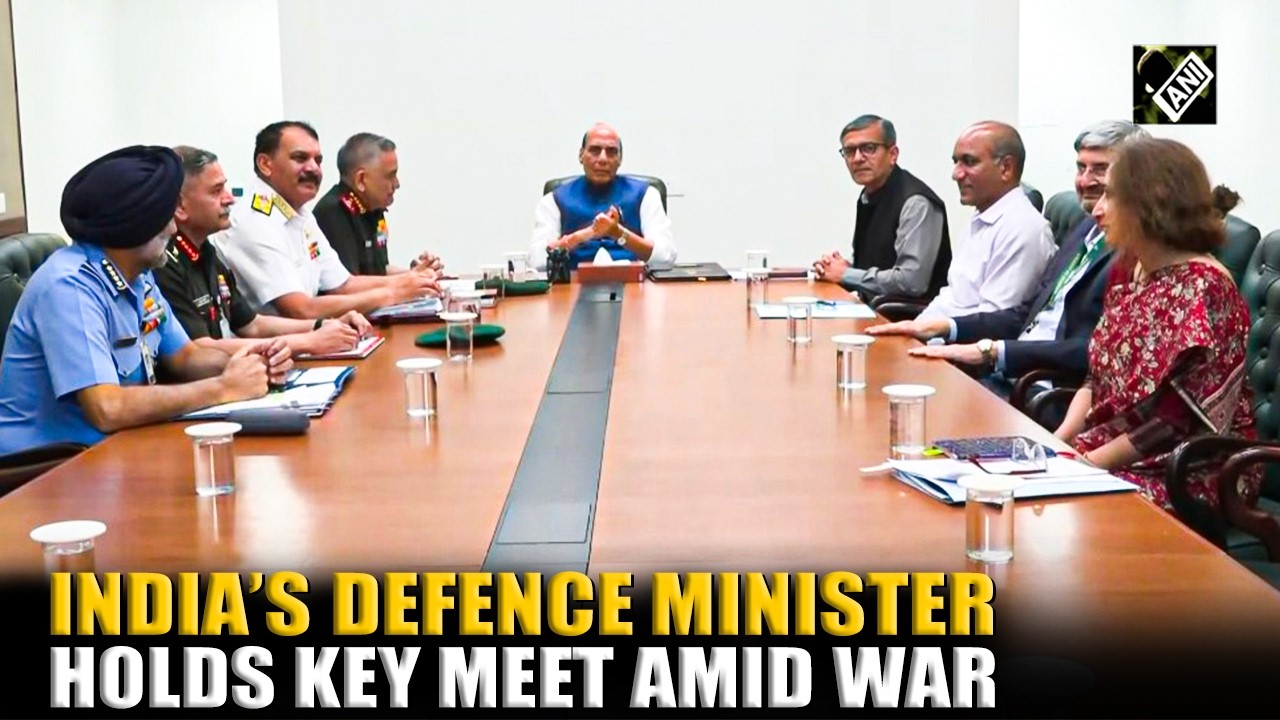Breaking: Defence Minister Rajnath Singh holds crucial meeting with top officials amid West Asia war