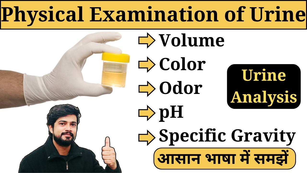 Physical Examination of Urine Part 1 | Urine Analysis in Hindi | Notes | MLT | DMLT | BMLT