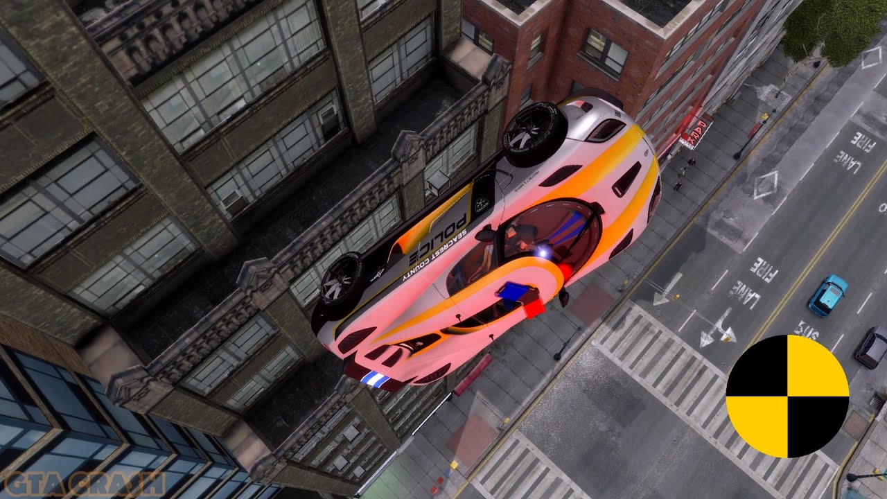 GTA 4 CRASH TESTING REAL CAR 85