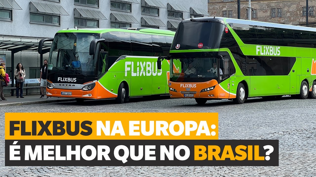 FLIXBUS NA EUROPA! Como é viajar de ônibus na EUROPA