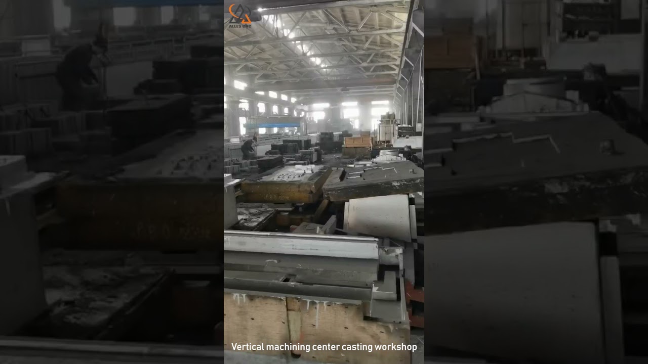 CNC Vertical Machine Center casting workshop, HT300 castings