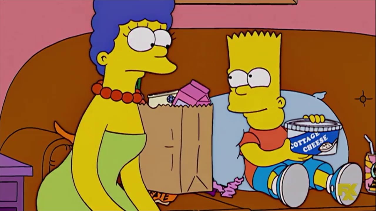Bart took it seriously, for Marge.
